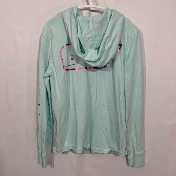 Vineyard Vines girls long sleeve hooded t-shirt. Size small. Excellent condition - Picture 5 of 7